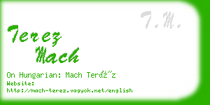 terez mach business card